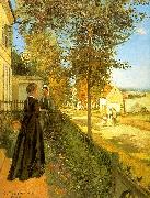 Camille Pissaro Louveciennes : The Road to Versailles oil on canvas